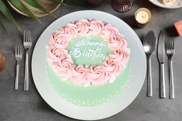 Rose Flower Cake