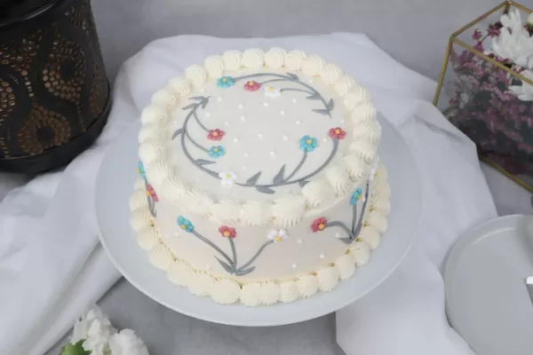 Wildflower Pastel Cake