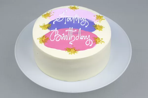 Magenta Birthday Cake