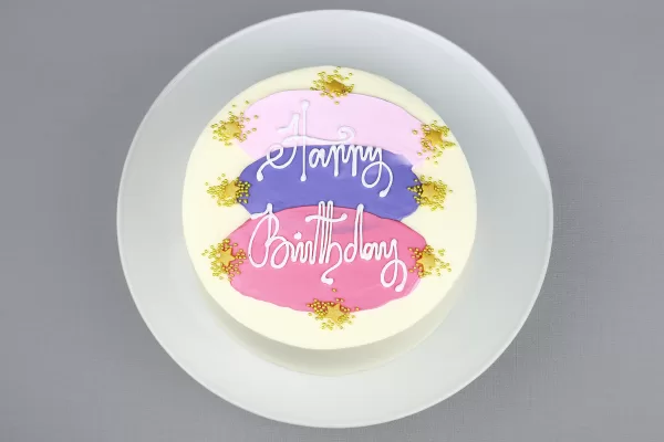 Magenta Birthday Cake