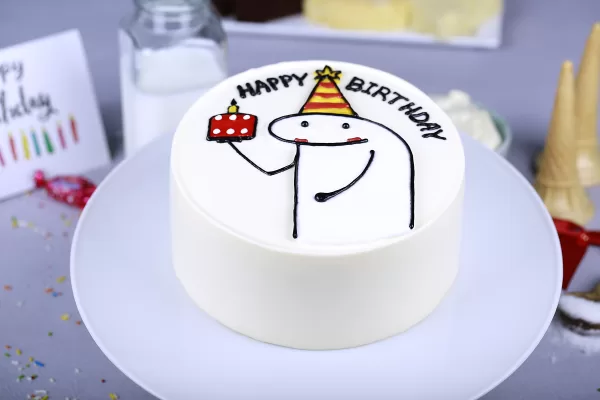 Flork Birthday Cake