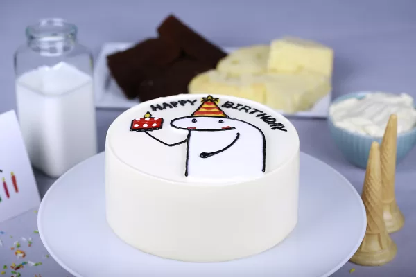 Flork Birthday Cake