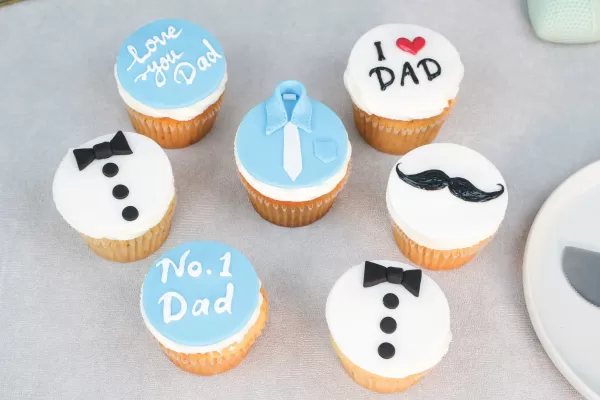 I Love You Dad Cupcake 6Pcs