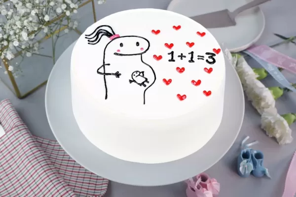 Baby Shower 1+1=3