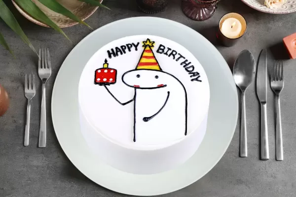 Flork Birthday Cake