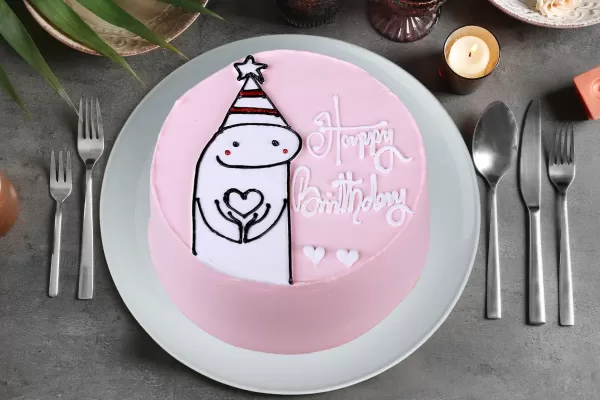 Flork Meme Cake