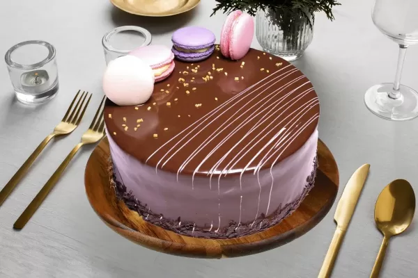 Chocolate Macaron Cake