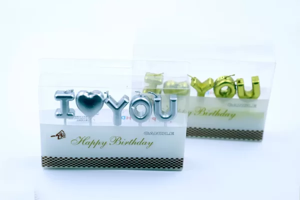 I love You Candle